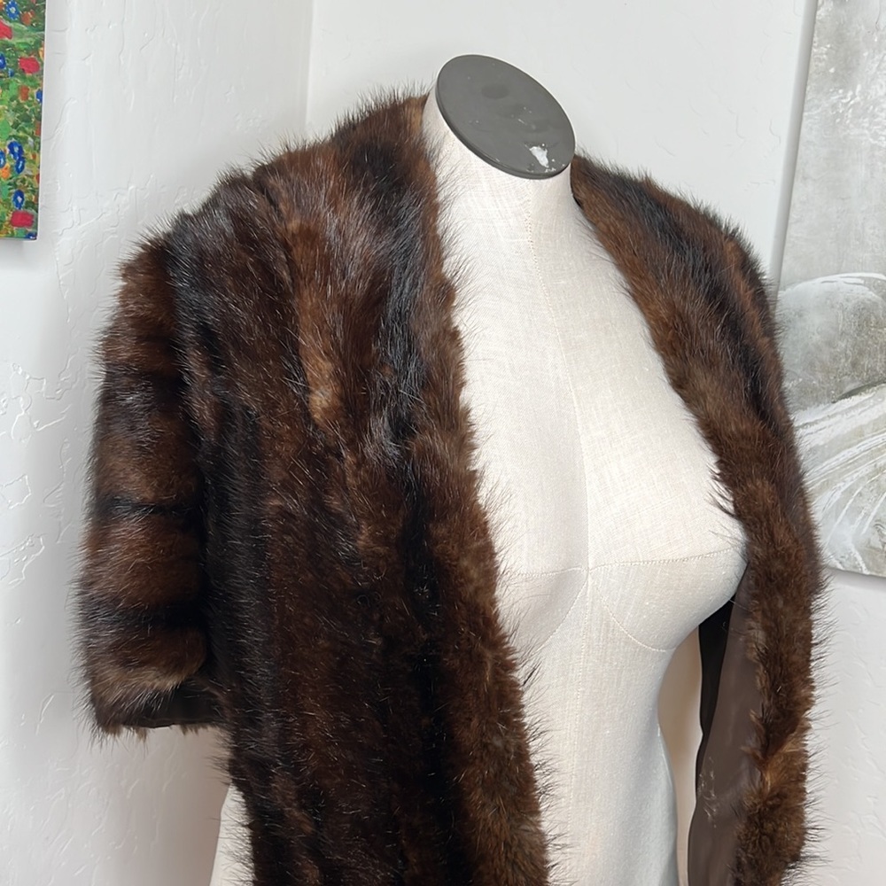 Real sable shawl. Vintage.  Sable. - Picture 2 of 16